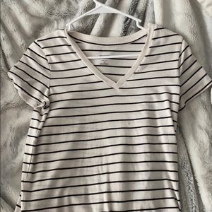 White and Black striped shirts